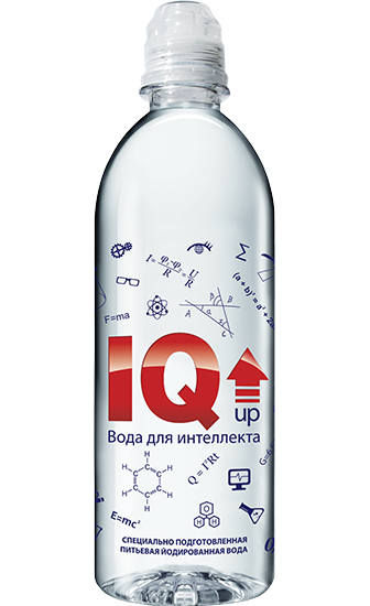 Вода Для интеллекта IQ up 0,5 л