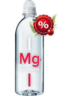 Вода Кристальная Магниевая Mg+ 0,5 л (12шт.)